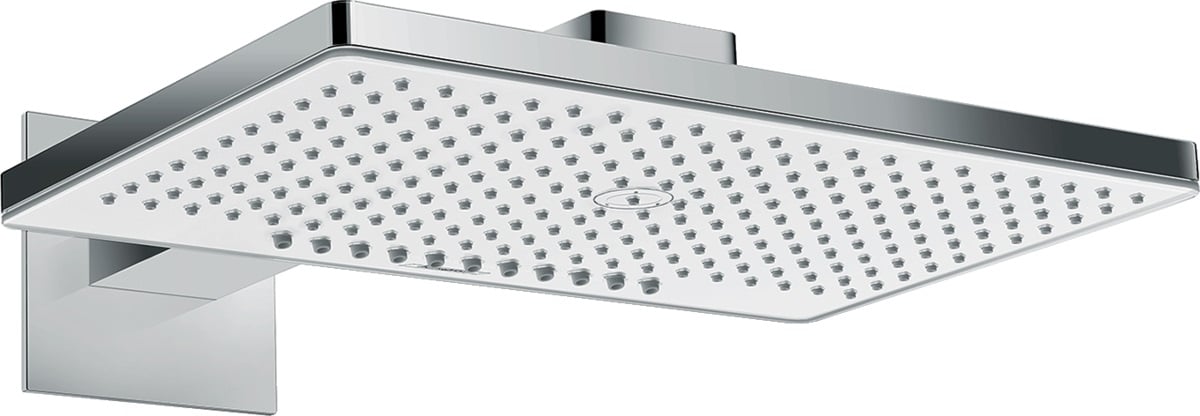 Hansgrohe Rainmaker Select cap de duș 46.6x30 cm dreptunghiular crom-alb 24005400