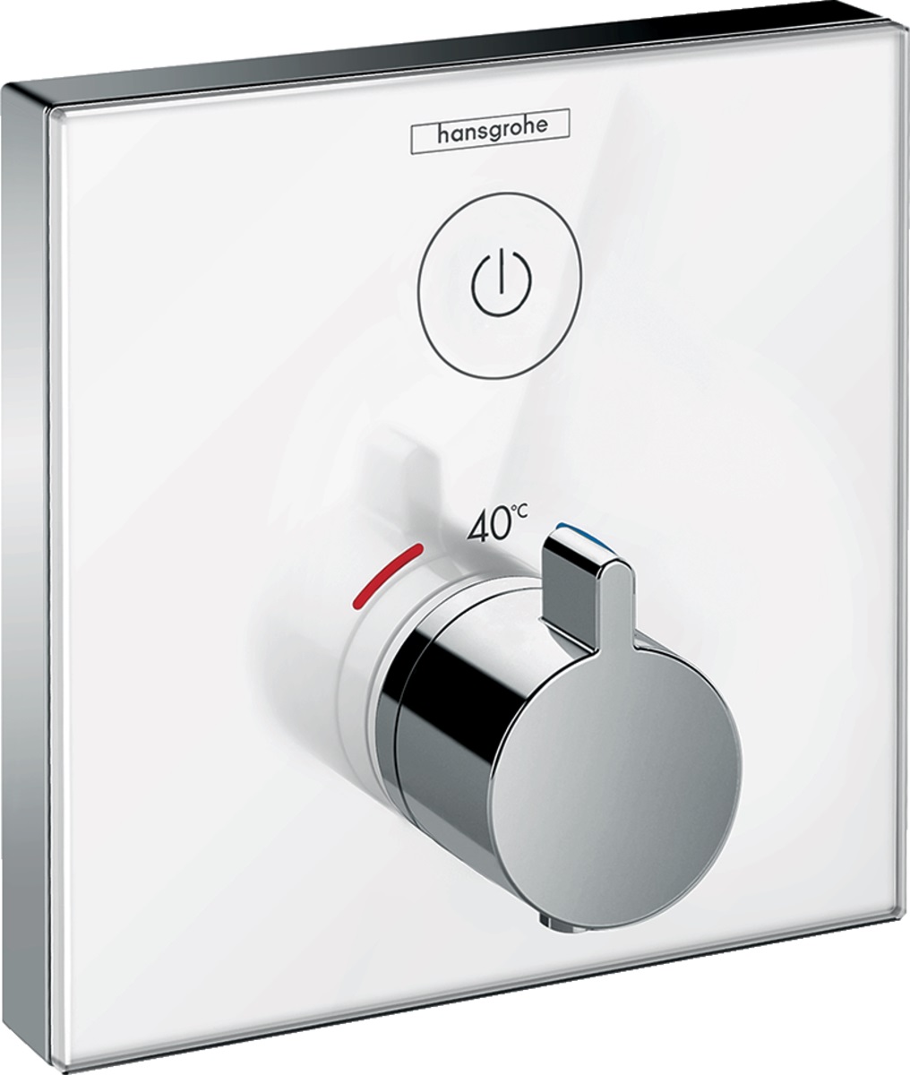 Hansgrohe ShowerSelect baterie de duș ascuns cu termostat crom-alb 15737400