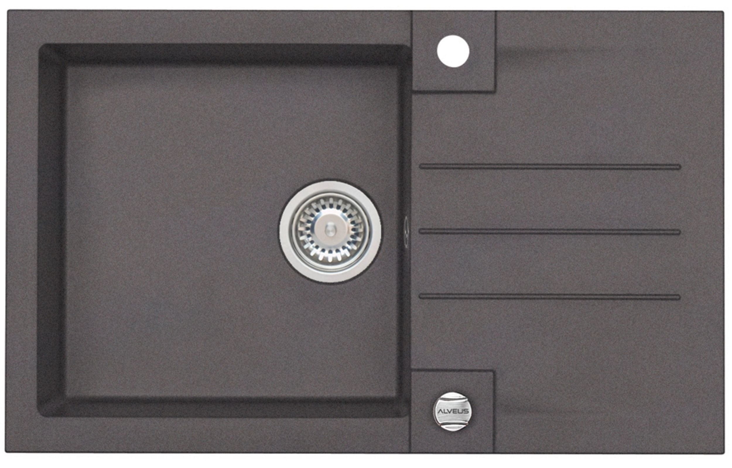 Alveus Rock chiuvetă din granit 78x48 cm maro 4203003