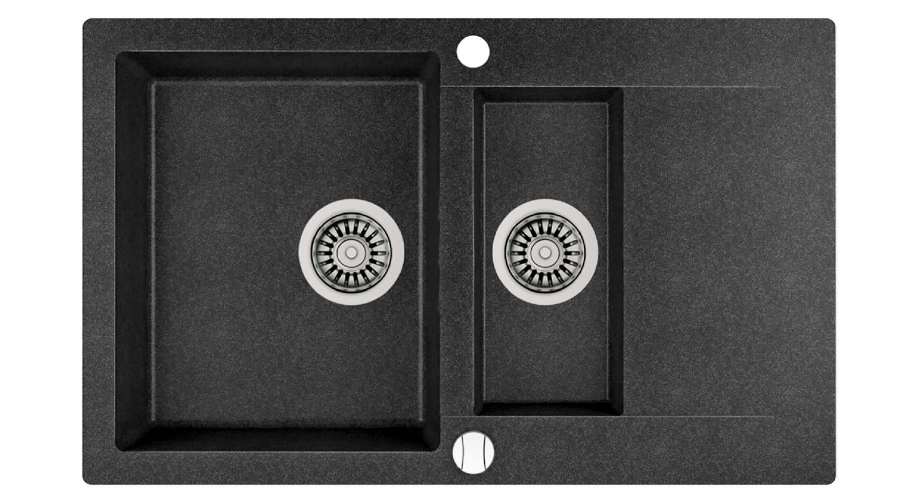 Teka Clivo chiuvetă din granit 80x49.5 cm gri/grafit/onix 40148020