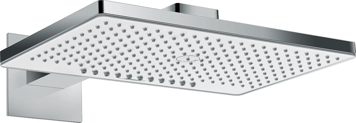 Hansgrohe Rainmaker Select cap de duș 46.6x30 cm dreptunghiular crom-alb 24015400