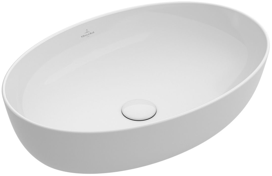 Villeroy & Boch Artis lavoar 61x41 cm oval de blat alb 41986101