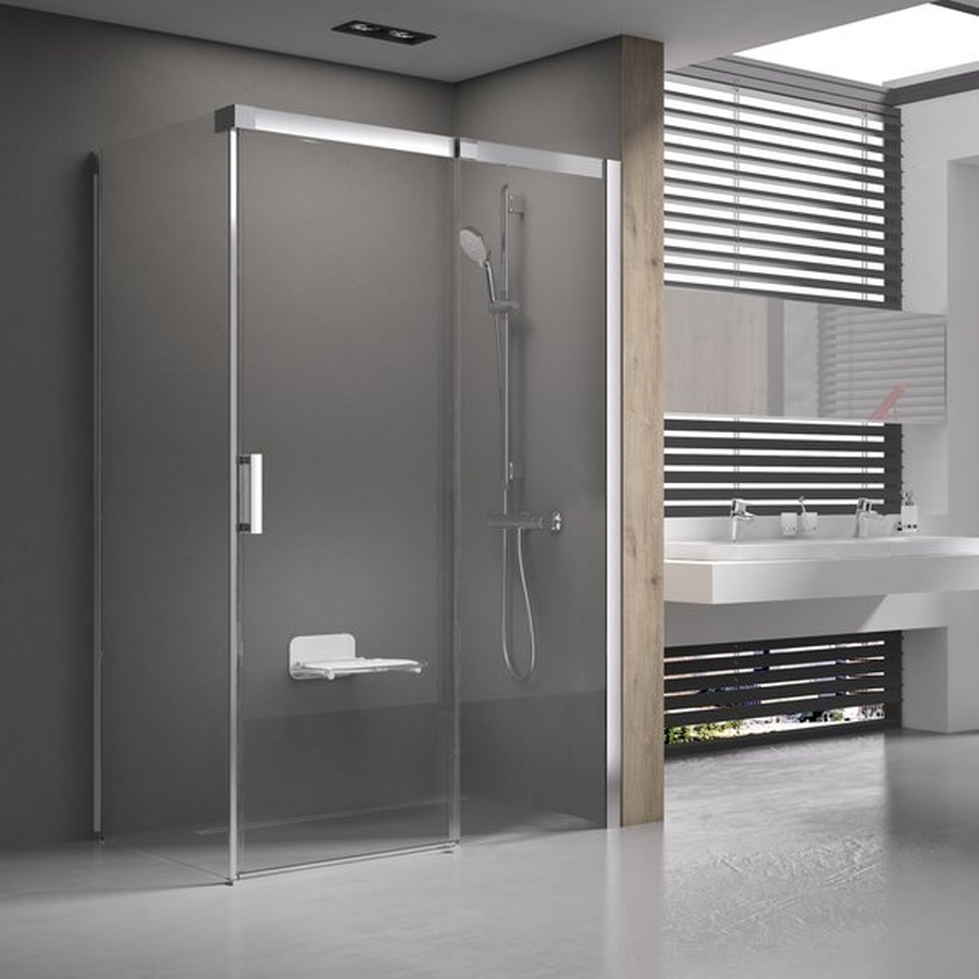 Ravak Matrix cabină de duș 110x80 cm dreptunghiular alb luciu/sticlă transparentă 0WPD4100Z1