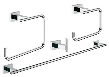 Grohe Essentials set de accesorii 4 în 1 StarLight Chrome 40778001