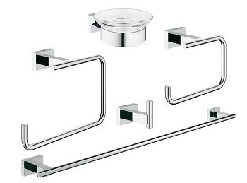Grohe Essentials set de accesorii 5 în 1 StarLight Chrome 40758001