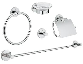 Grohe Essentials set de accesorii 5 în 1 StarLight Chrome 40344001