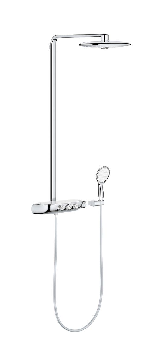 Grohe SmartControl set de duș perete cu termostat cu duș de ploaie StarLight Chrome 26250000