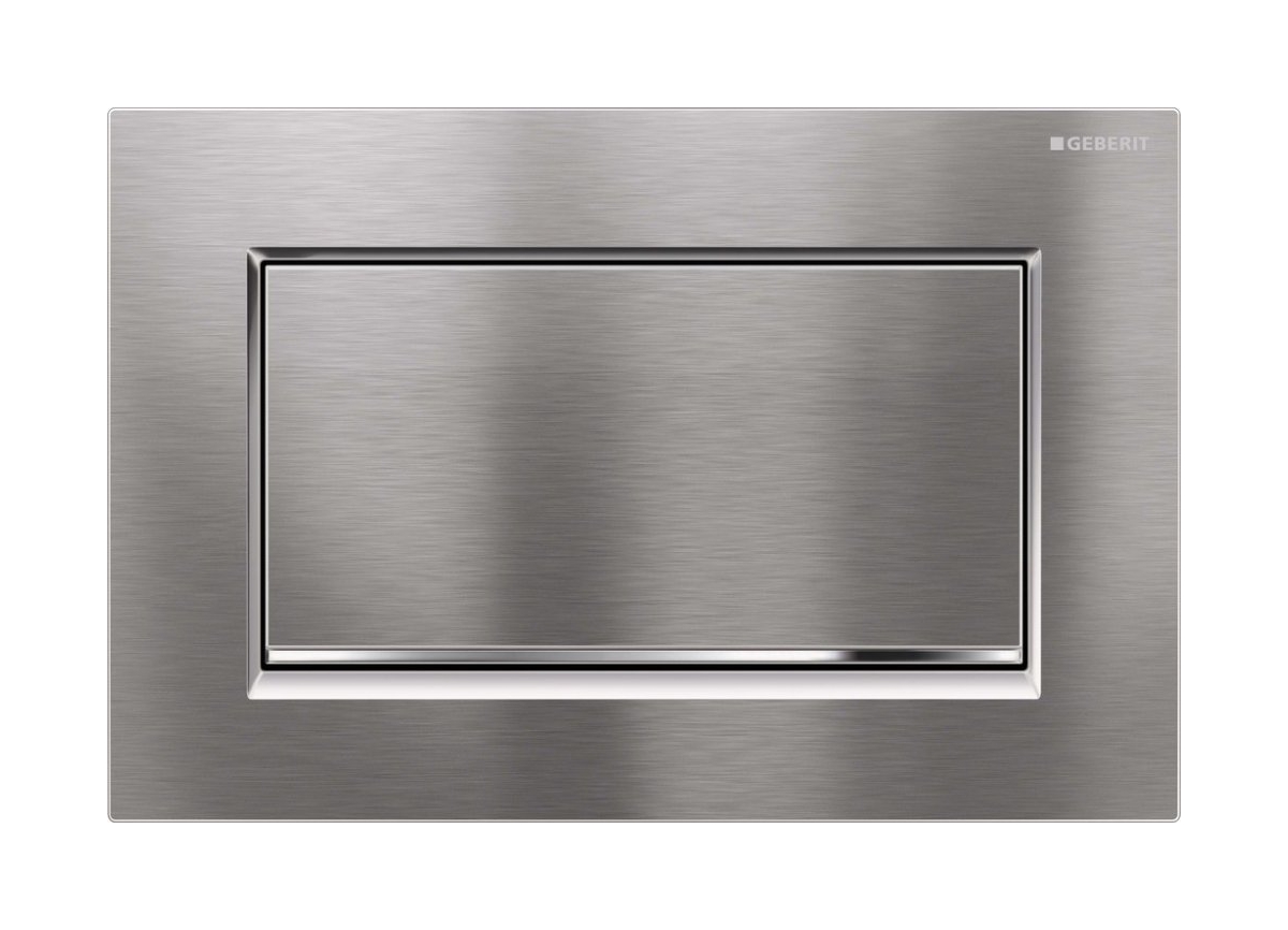 Geberit Sigma10 1M buton de spălare pentru WC crom lucios-crom mat 115.893.KX.1