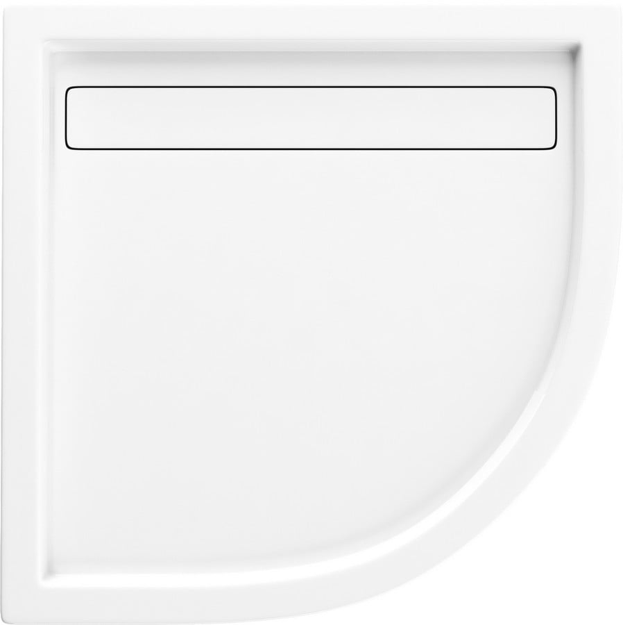 Schedpol Camparo cădiță de duș semirotundă 90x90 cm alb 3.084