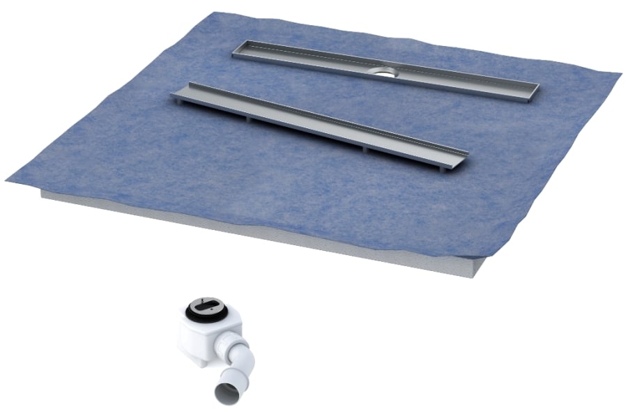 Schedpol Base cădiță de duș sub gresie 100 cm 10.003/OLKB