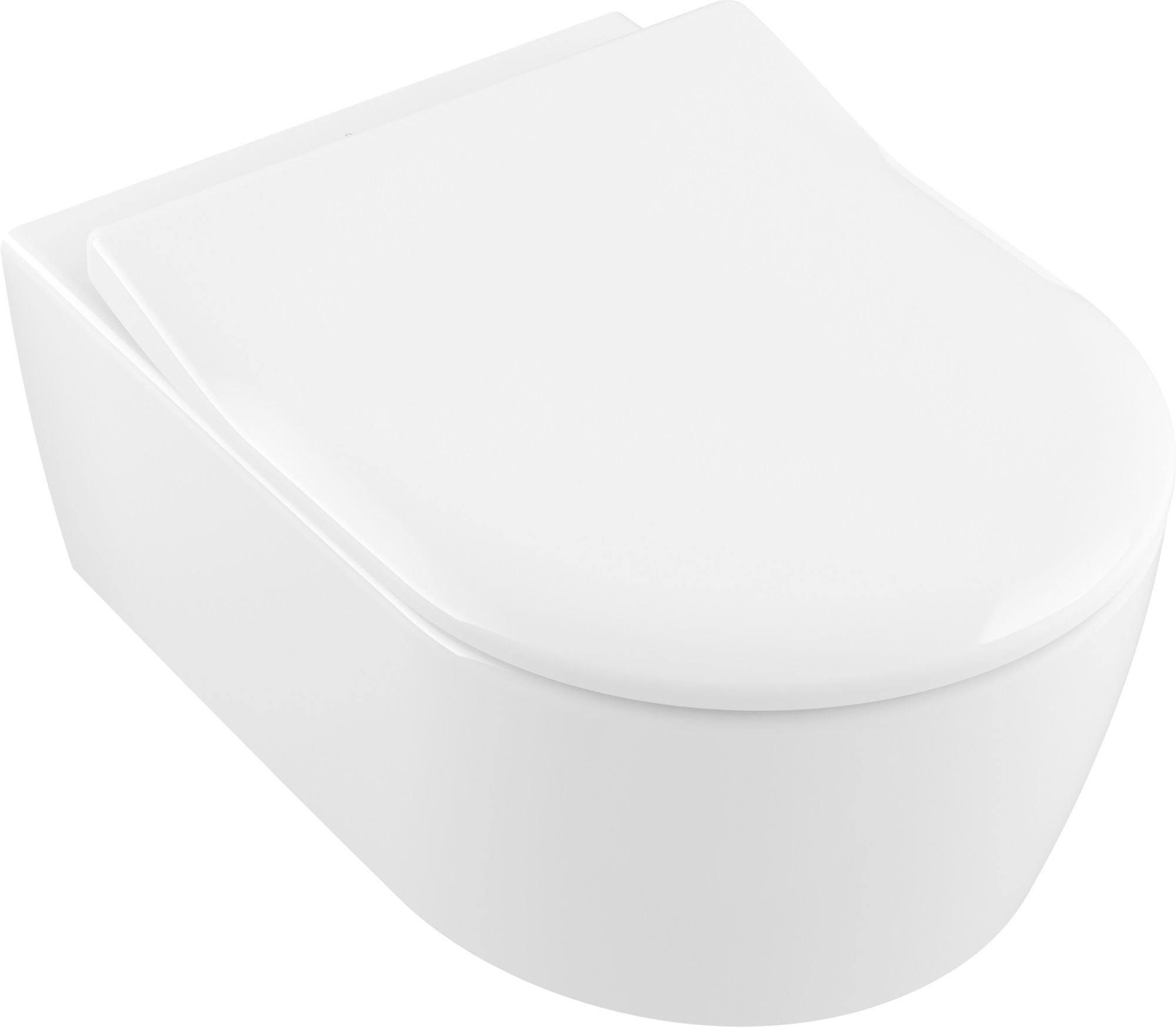 Villeroy & Boch Avento set combi-pack cu tablă agăţat fără guler alb 5656RSR1