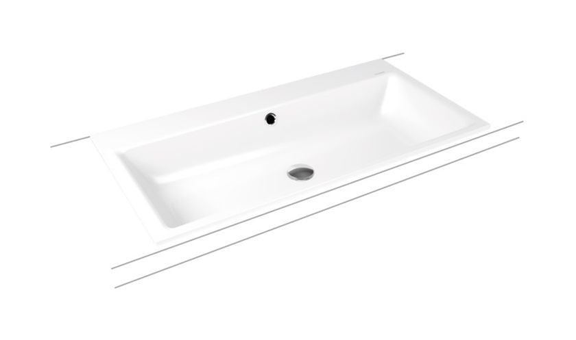 Kaldewei Puro lavoar 90x46 cm dreptunghiular încastrat alb 900206003001