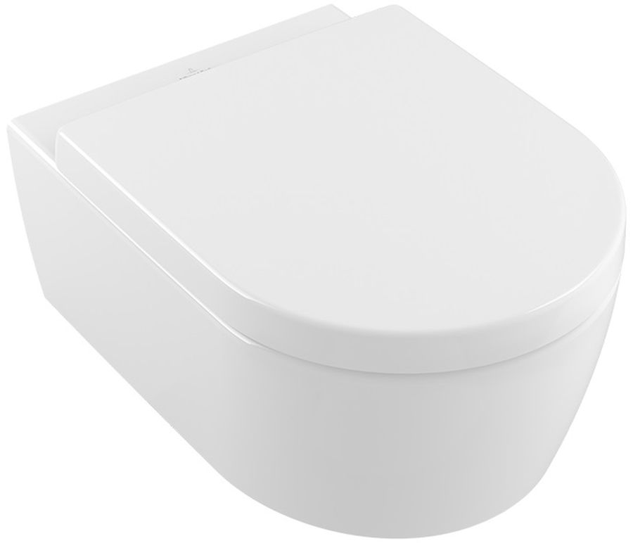 Villeroy & Boch Avento set combi-pack cu tablă agăţat fără guler alb 5656HRR1