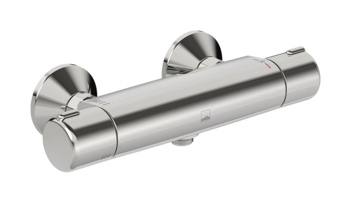 Oras Nova baterie de duș perete cu termostat crom 7460X