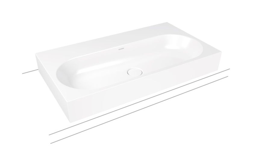 Kaldewei Centro lavoar 90x50 cm dreptunghiular de blat alb 903106013001