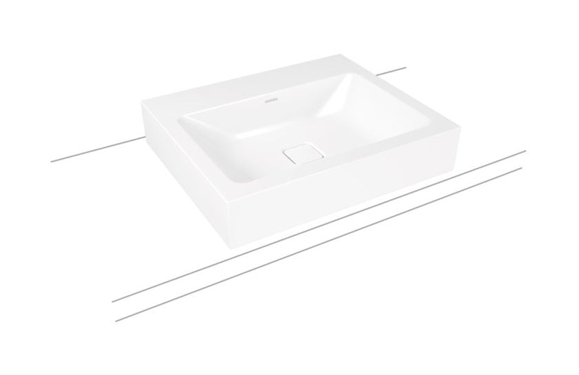 Kaldewei Cono lavoar 60x50 cm dreptunghiular de blat alb 902106013001