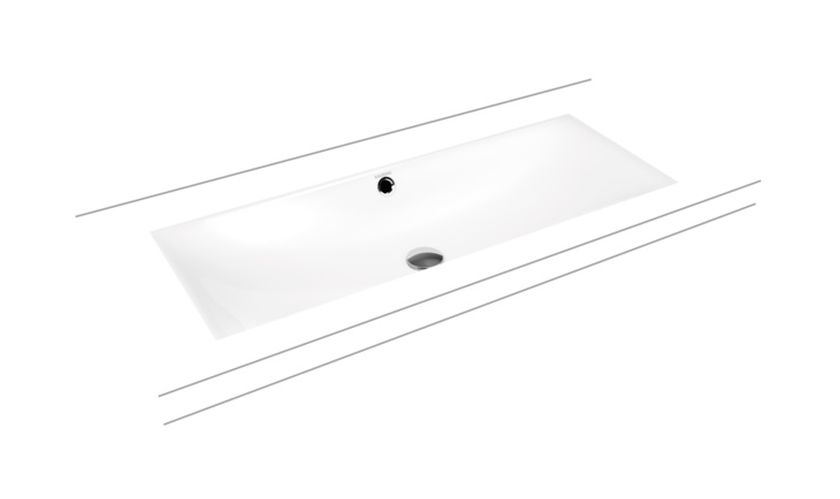 Kaldewei Silenio lavoar 93.4x39.1 cm dreptunghiular sub blat alb 906106003001