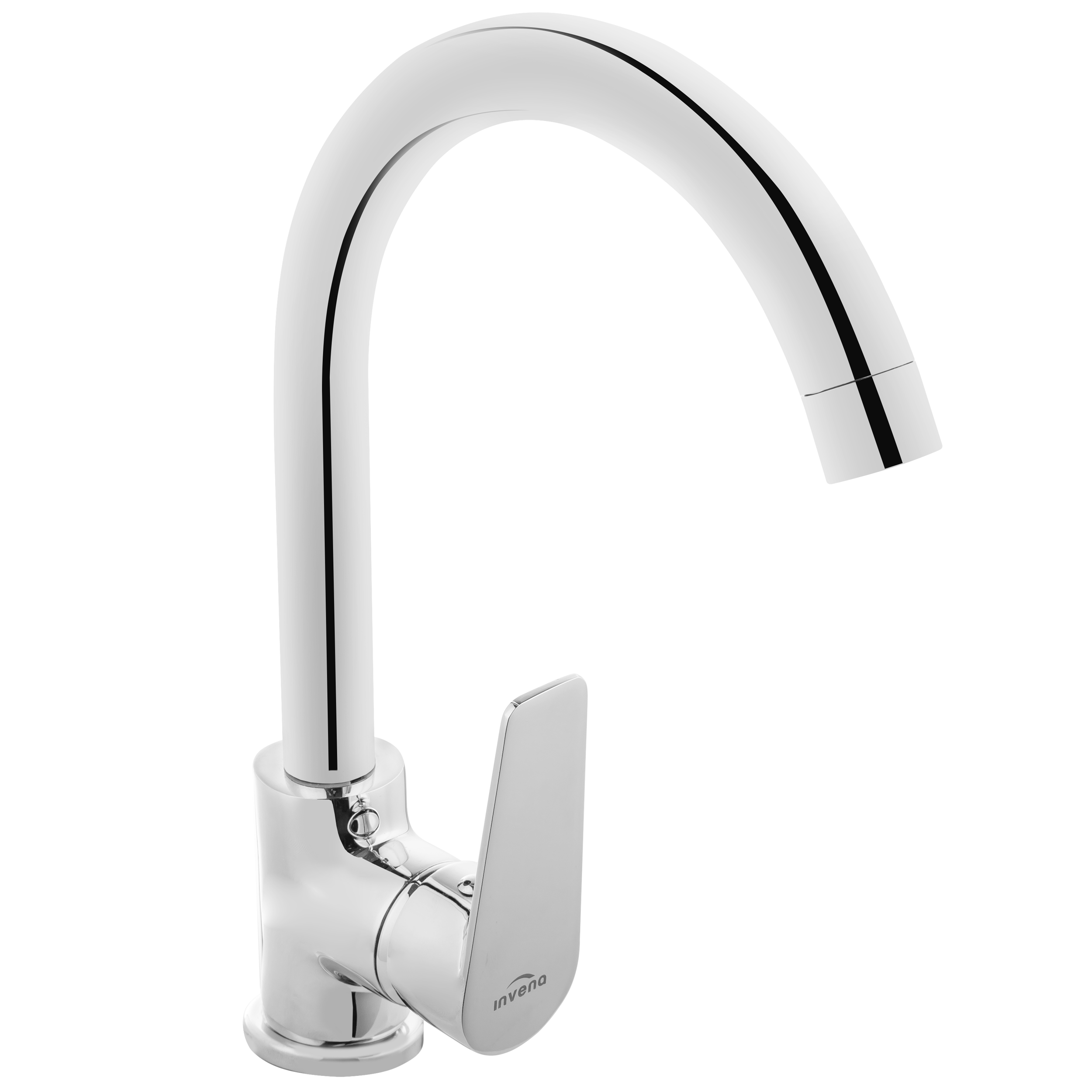 Invena Dokos baterie bucătărie pe picior crom BZ-19-001