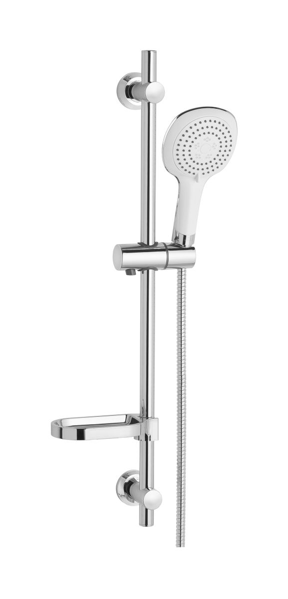 Invena Elea set de duș perete crom-alb AU-82-NAT