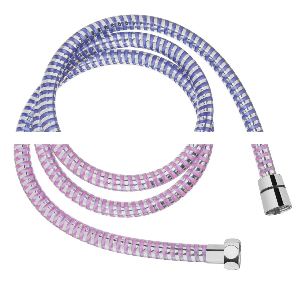 Invena Colour furtun de duș 150 cm crom AW-31-005