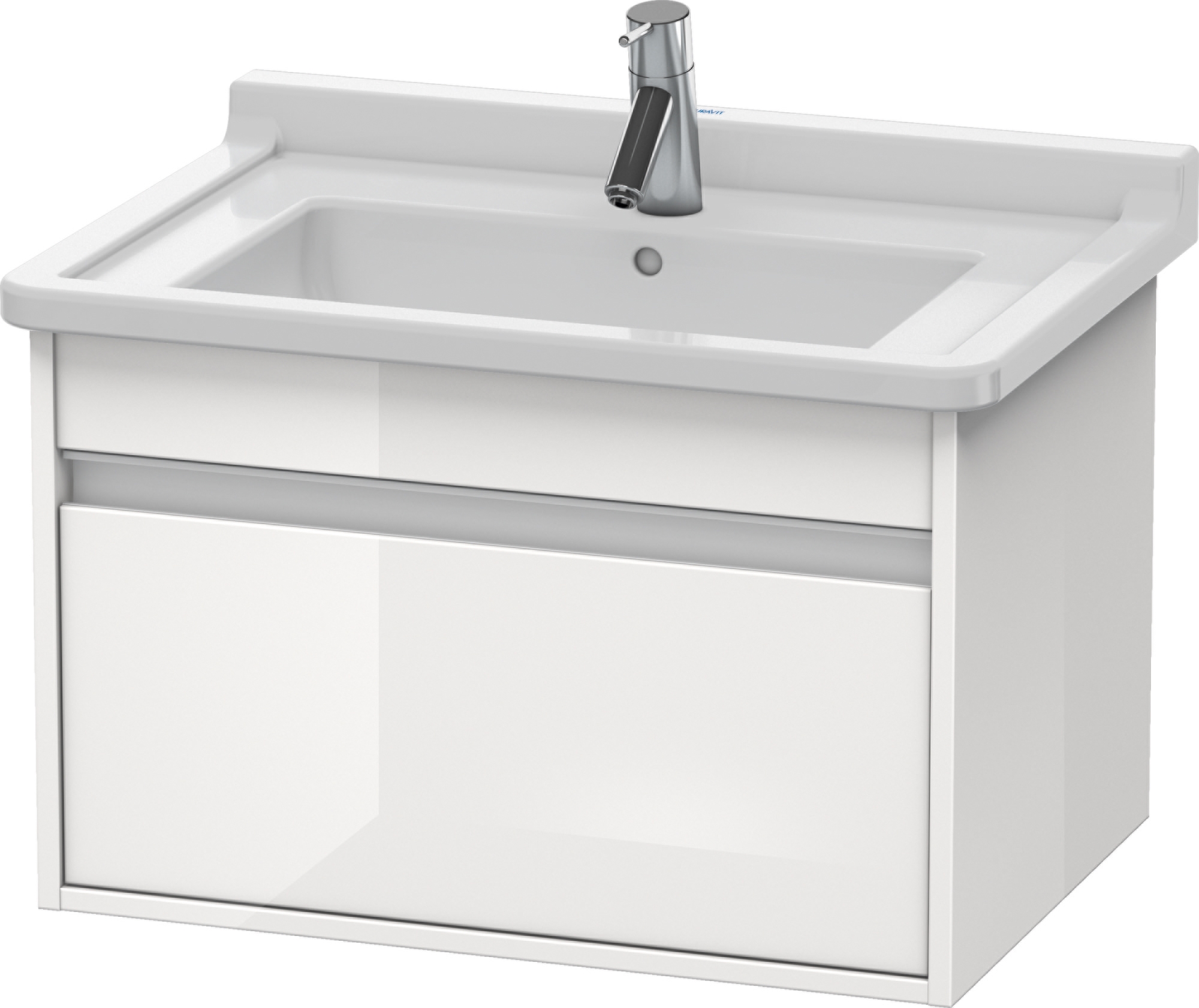 Duravit Ketho dulap 80x46.5x41 cm sub chiuveta pe perete alb KT666402222