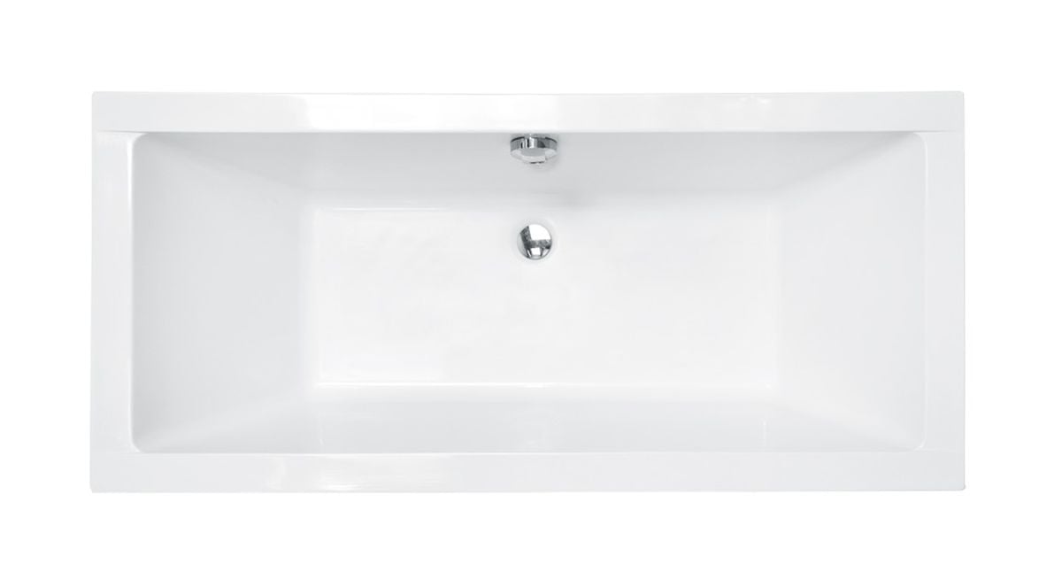 Besco Quadro cada dreptunghiulară 170x75 cm alb #WAQ-170-PK