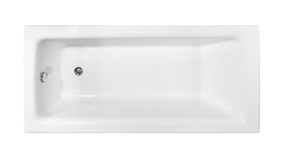 Besco Talia cada dreptunghiulară 150x70 cm alb #WAT-150-PK