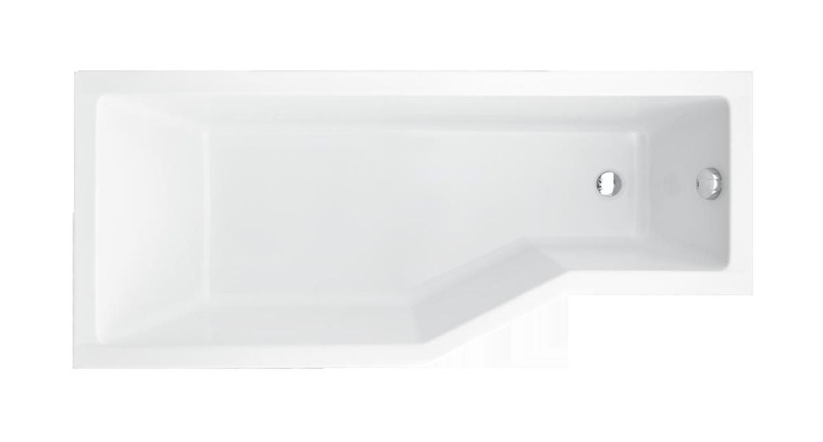 Besco Integra cadă de colț 150x75 cm partea stângă alb #WAI-150-PL
