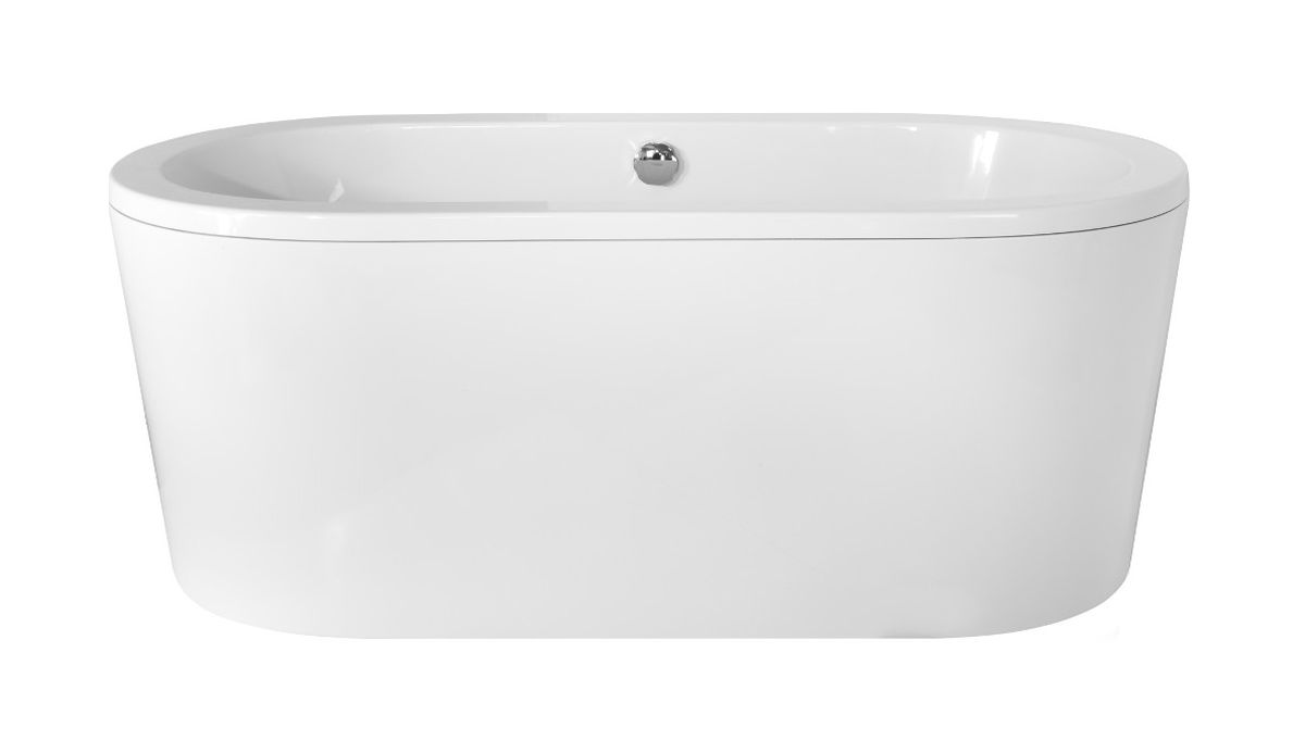 Besco Victoria cadă freestanding 159x76 cm ovală alb #WKV-160-WO