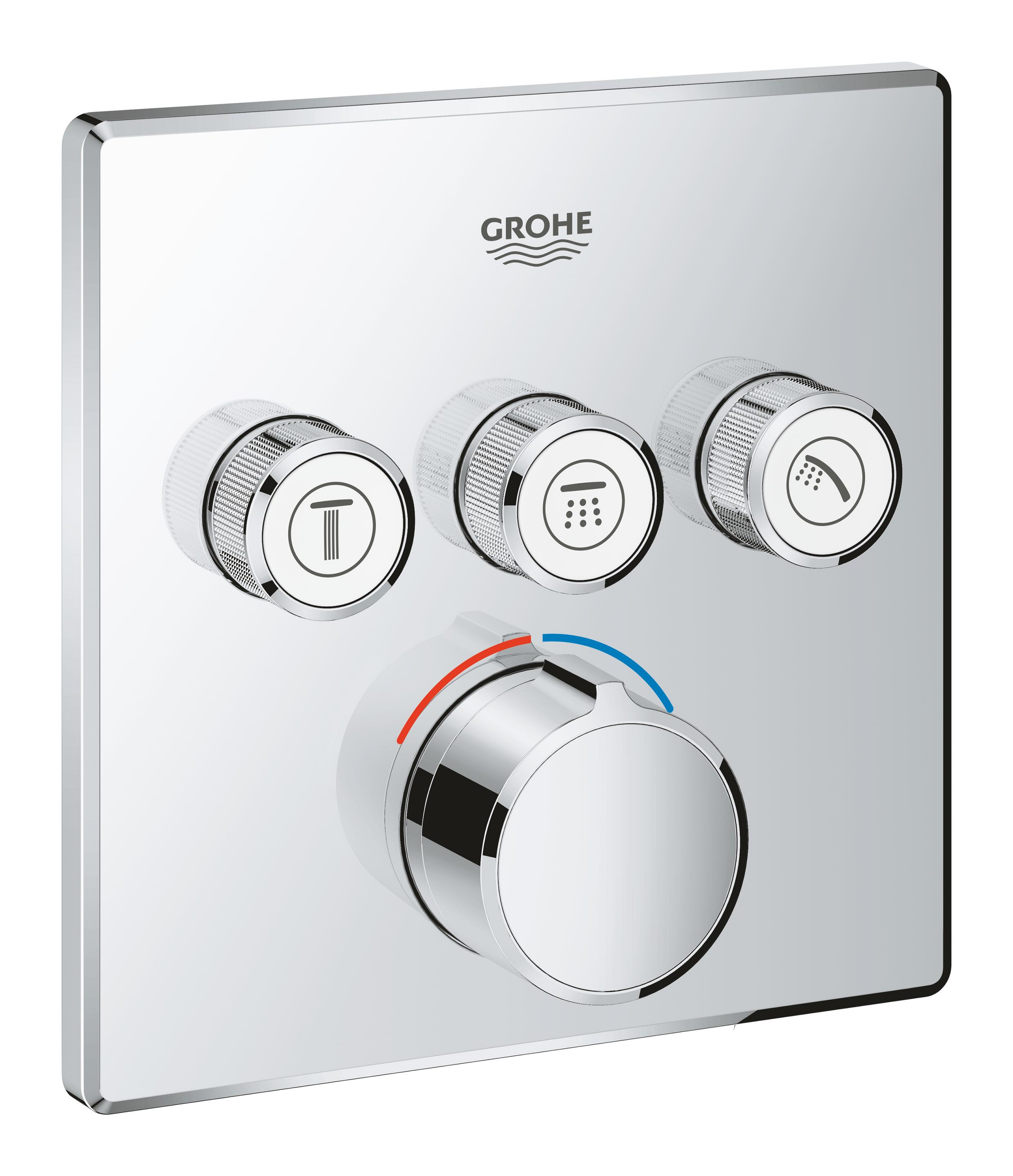 Grohe SmartControl baterie cadă-duș ascuns StarLight Chrome 29149000