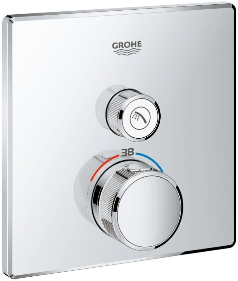 Grohe Grohtherm SmartControl baterie de duș ascuns da StarLight Chrome 29123000