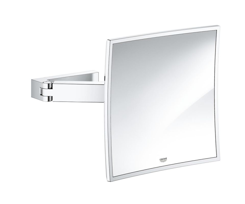 Grohe Selection Cube oglindă cosmetică 22.3x22.3 cm pătrate crom 40808000