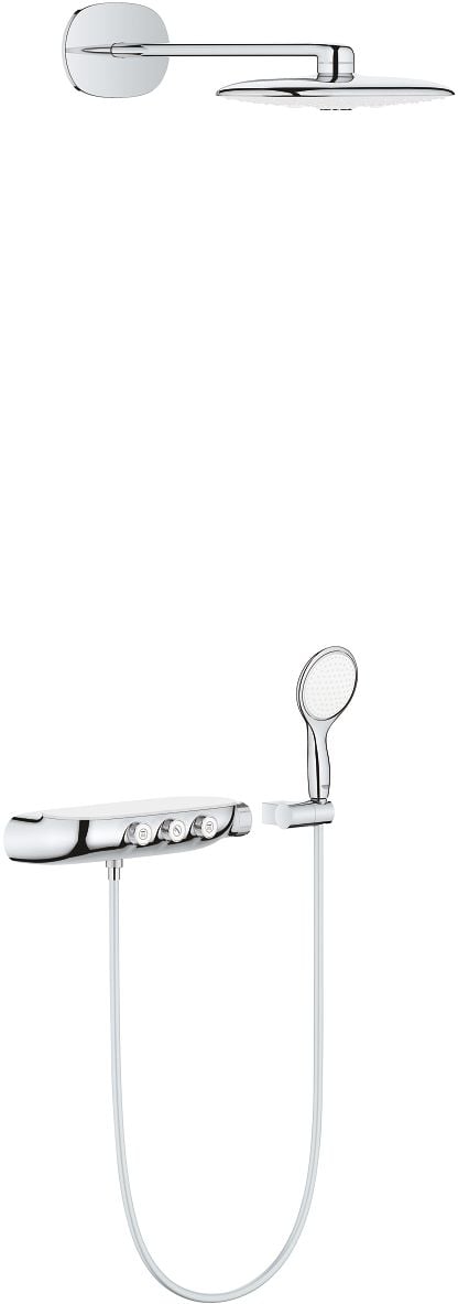 Grohe Rainshower set de duș ascuns cu termostat cu duș de ploaie StarLight Chrome 26443LS0