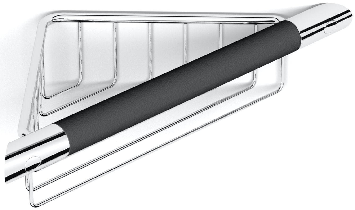 Stella coș de baie crom-negru 16.039-B