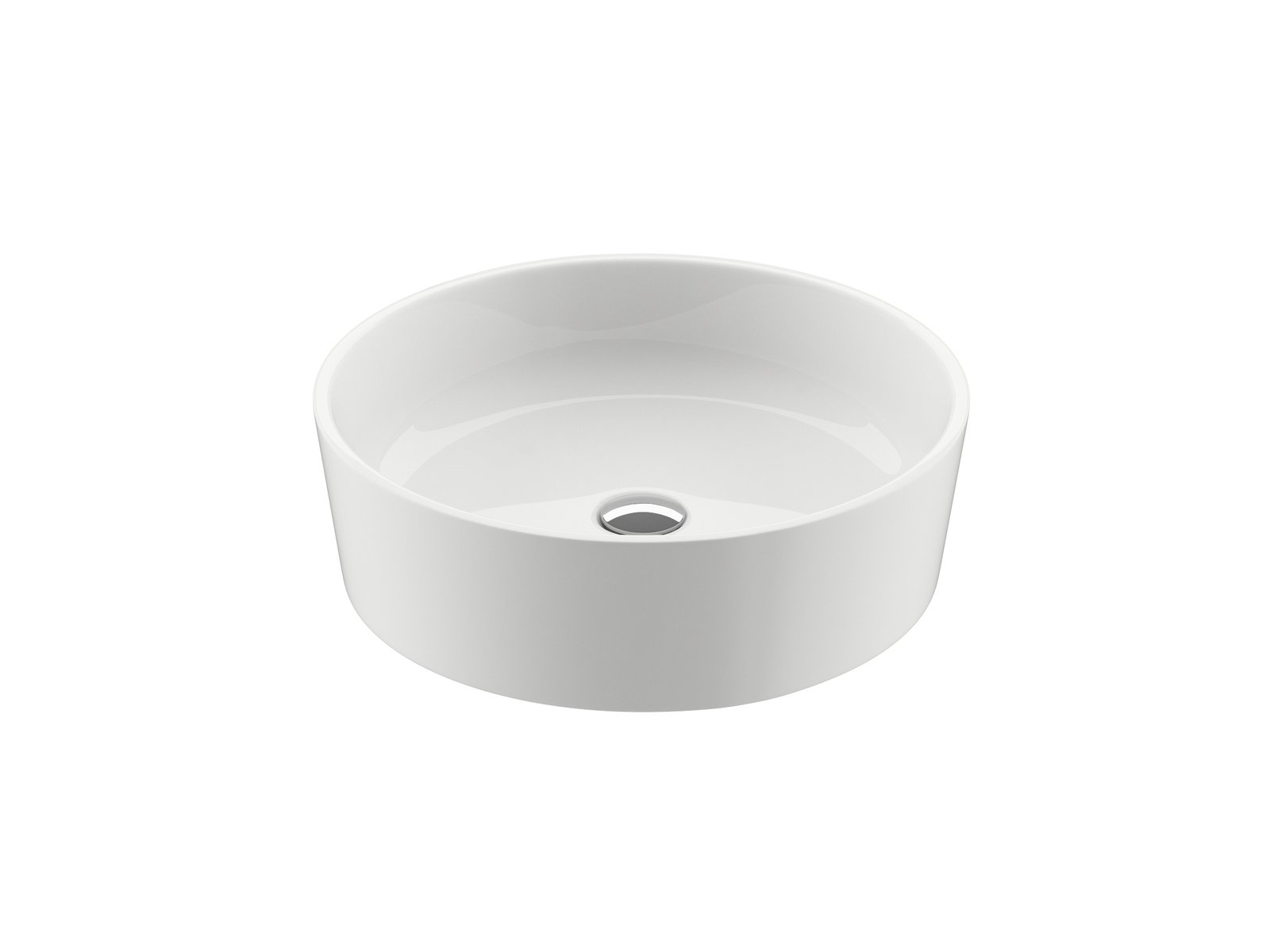 Ravak Moon lavoar 40x40 cm rotund de blat alb XJN01300000