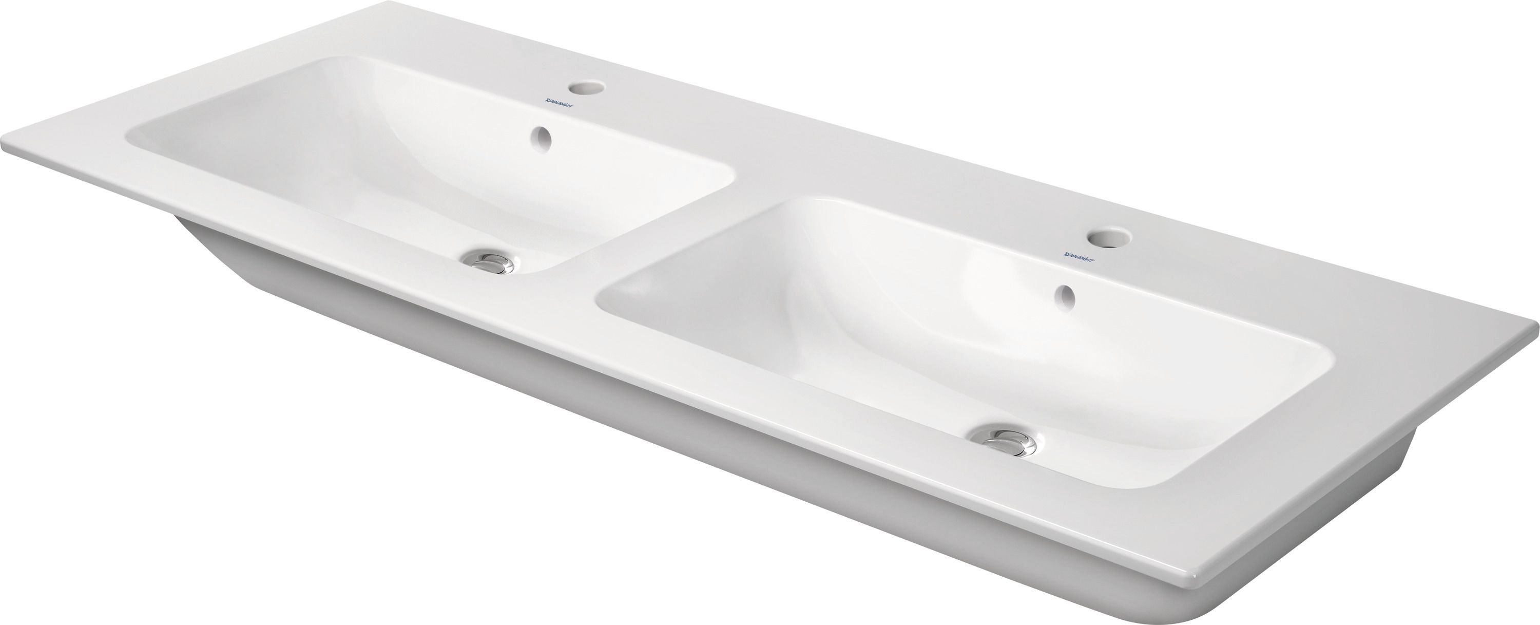 Duravit ME by Starck lavoar 130x49 cm dreptunghiular clasică-mobilier-dublă alb 2336130060