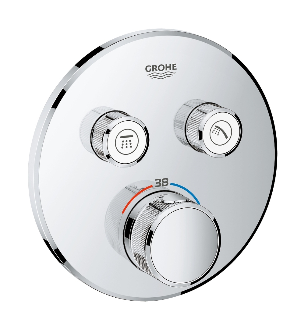 Grohe Grohtherm SmartControl baterie cadă-duș ascuns da StarLight Chrome 29119000