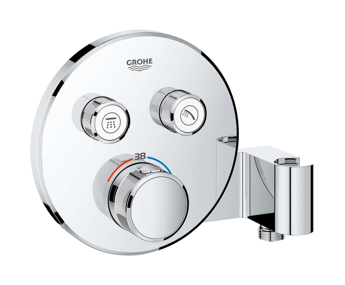 Grohe Grohtherm SmartControl baterie cadă-duș ascuns da StarLight Chrome 29120000