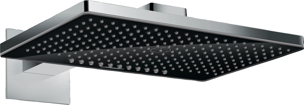 Hansgrohe Rainmaker Select cap de duș 46.6x30 cm dreptunghiular crom-negru 24005600