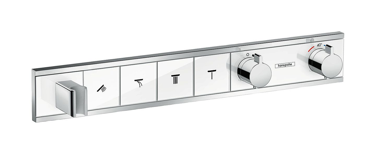 Hansgrohe RainSelect baterie cadă-duș ascuns da crom-alb 15357400