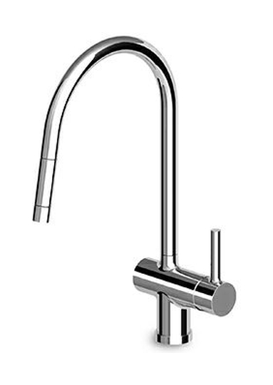 Zucchetti Pan baterie bucătărie pe picior negru ZP6285.N1