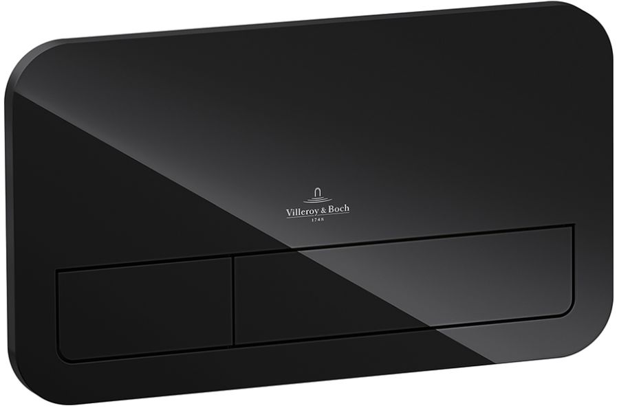 Villeroy & Boch ViConnect buton de spălare pentru WC negru 921843RB