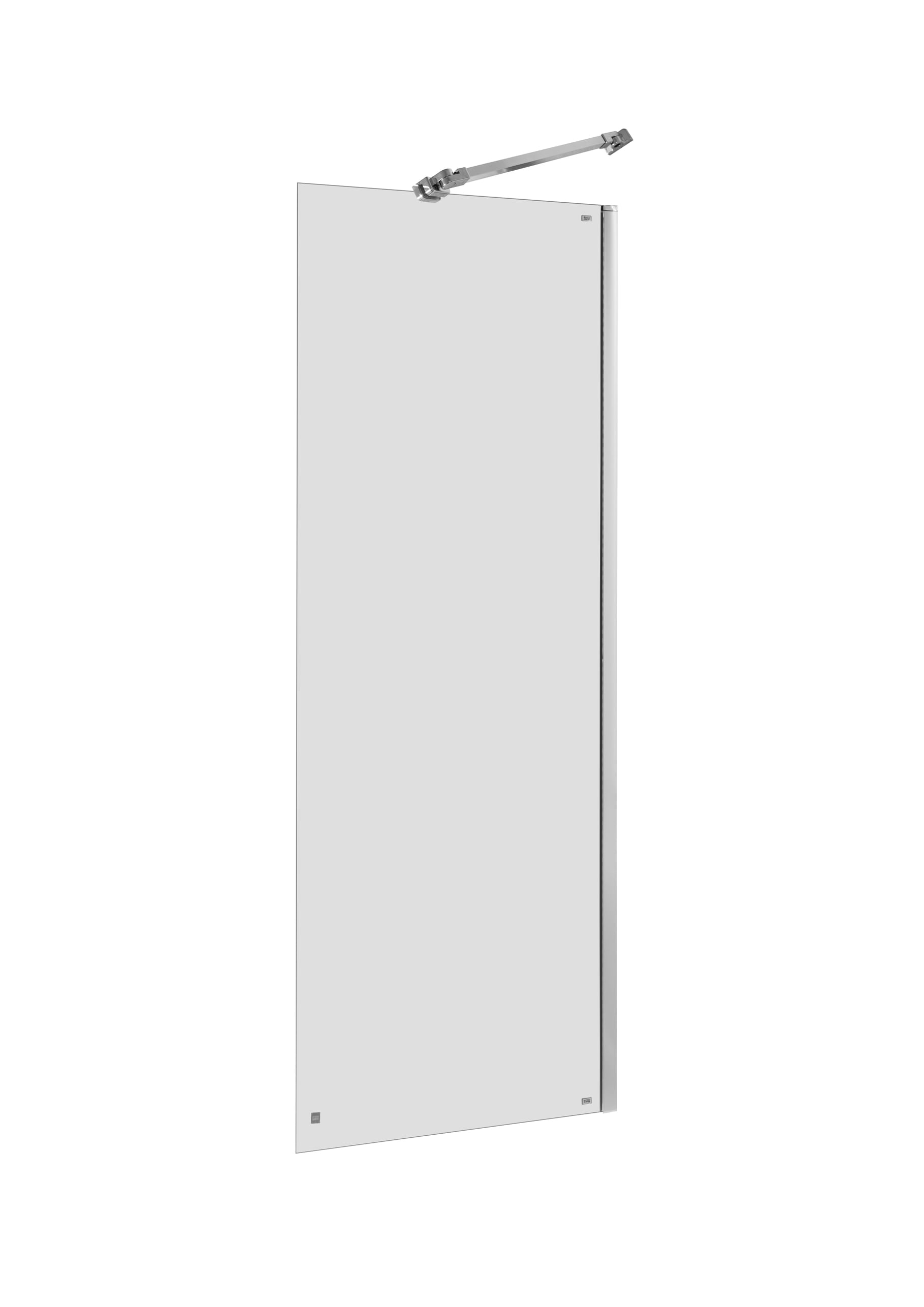 Roca Capital perete de duș 70 cm crom luciu/sticla transparentă AM4407012M