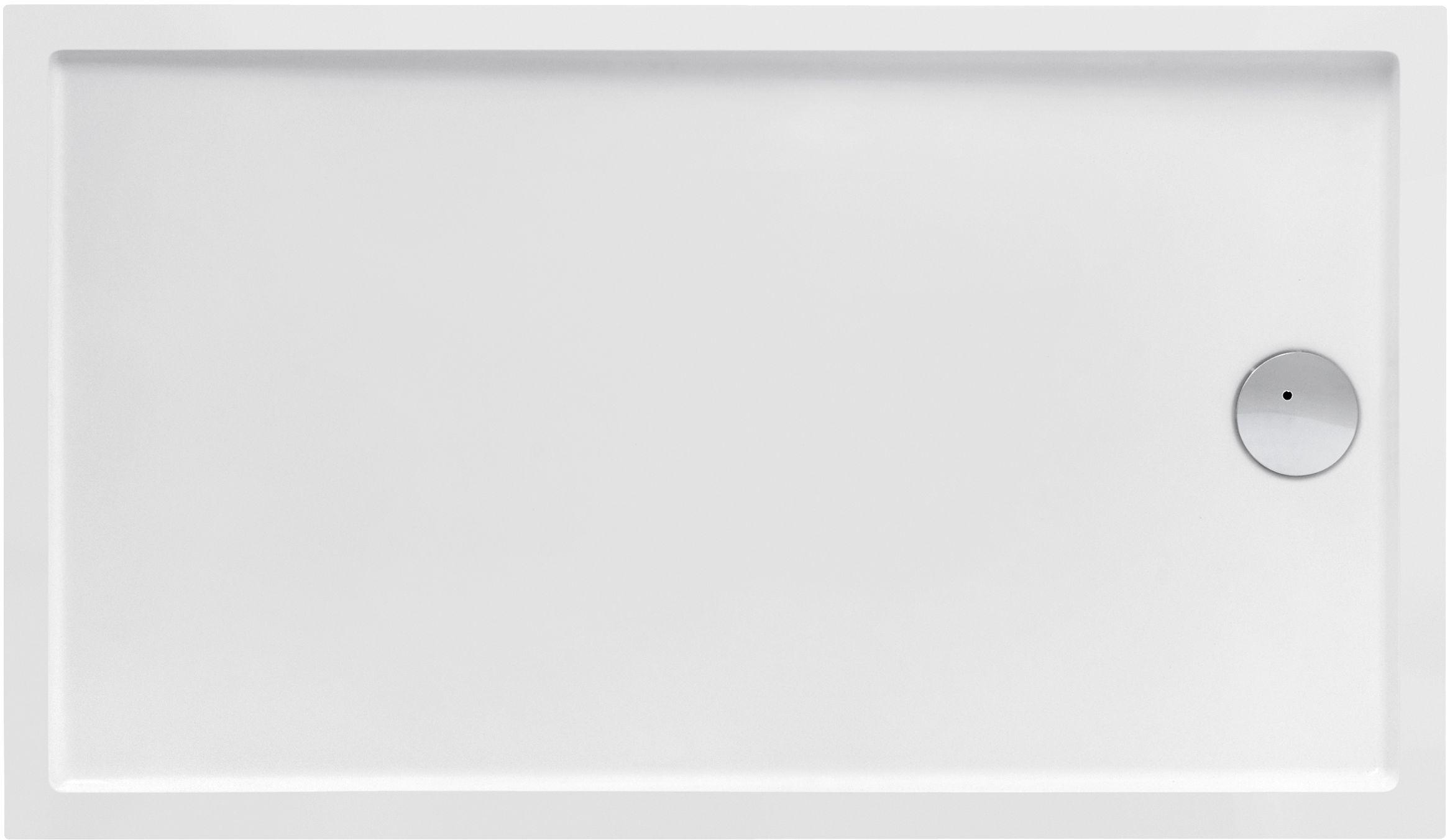 Roca Granada cădiță de duș dreptunghiulară 140x90 cm alb A276344000