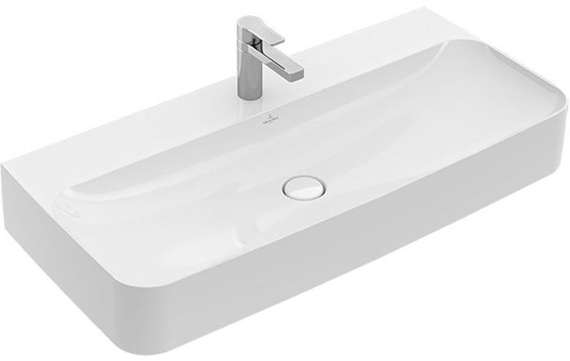 Villeroy & Boch Finion lavoar 100x47 cm dreptunghiular clasică-mobilier alb 41681HR1