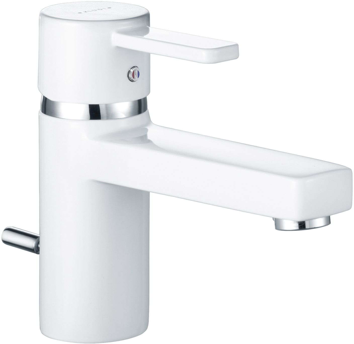 Kludi Zenta baterie lavoar stativ alb 382509175