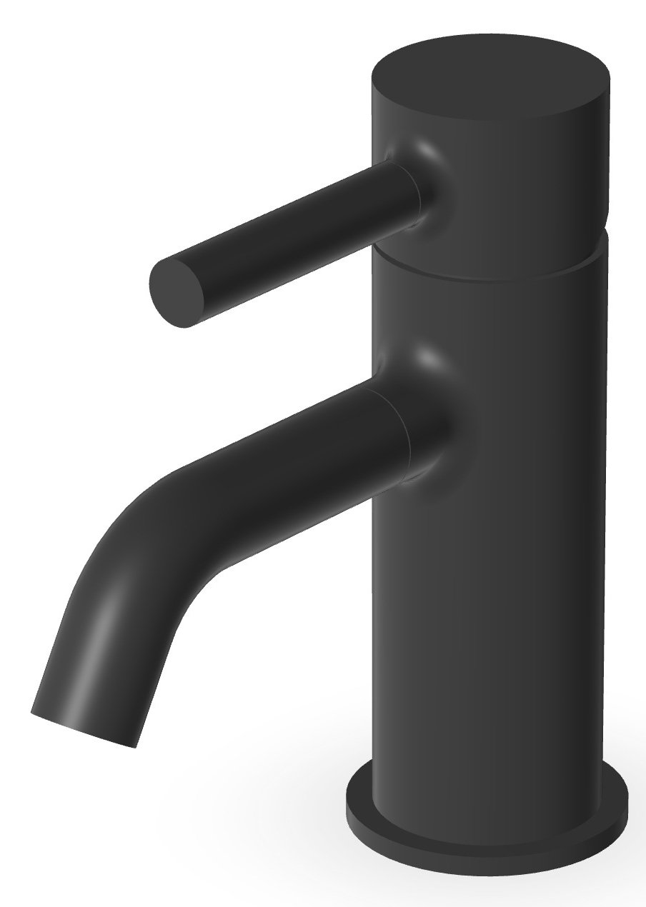 Zucchetti Pan baterie lavoar stativ negru ZP6242.N6