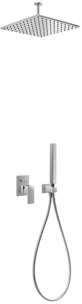 Tres Cuadro-Tres set de duș ascuns cu duș de ploaie crom 006.180.80