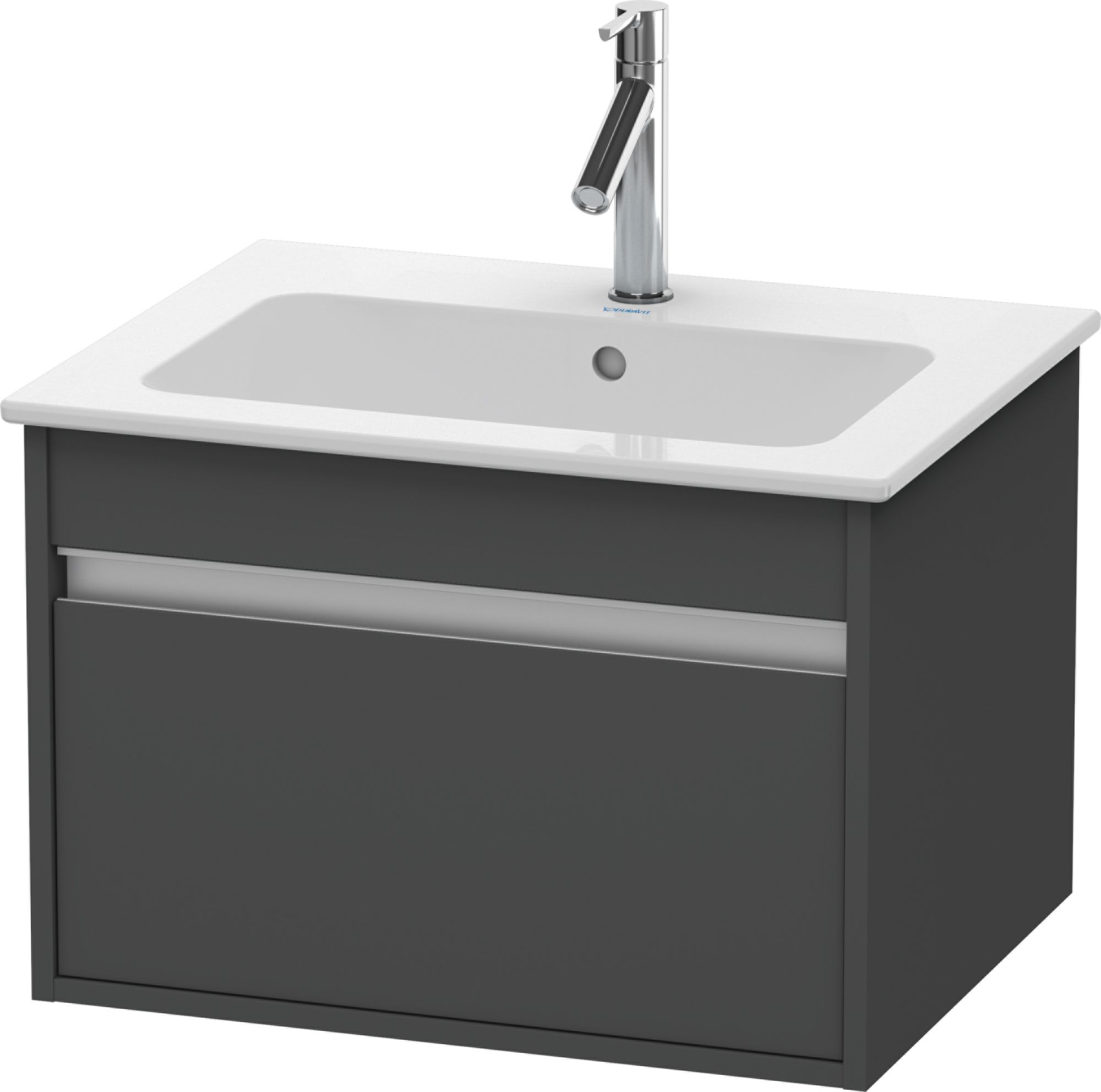 Duravit Ketho dulap 60x47.5x41 cm dulap atârnat sub chiuvetă grafit KT641804949