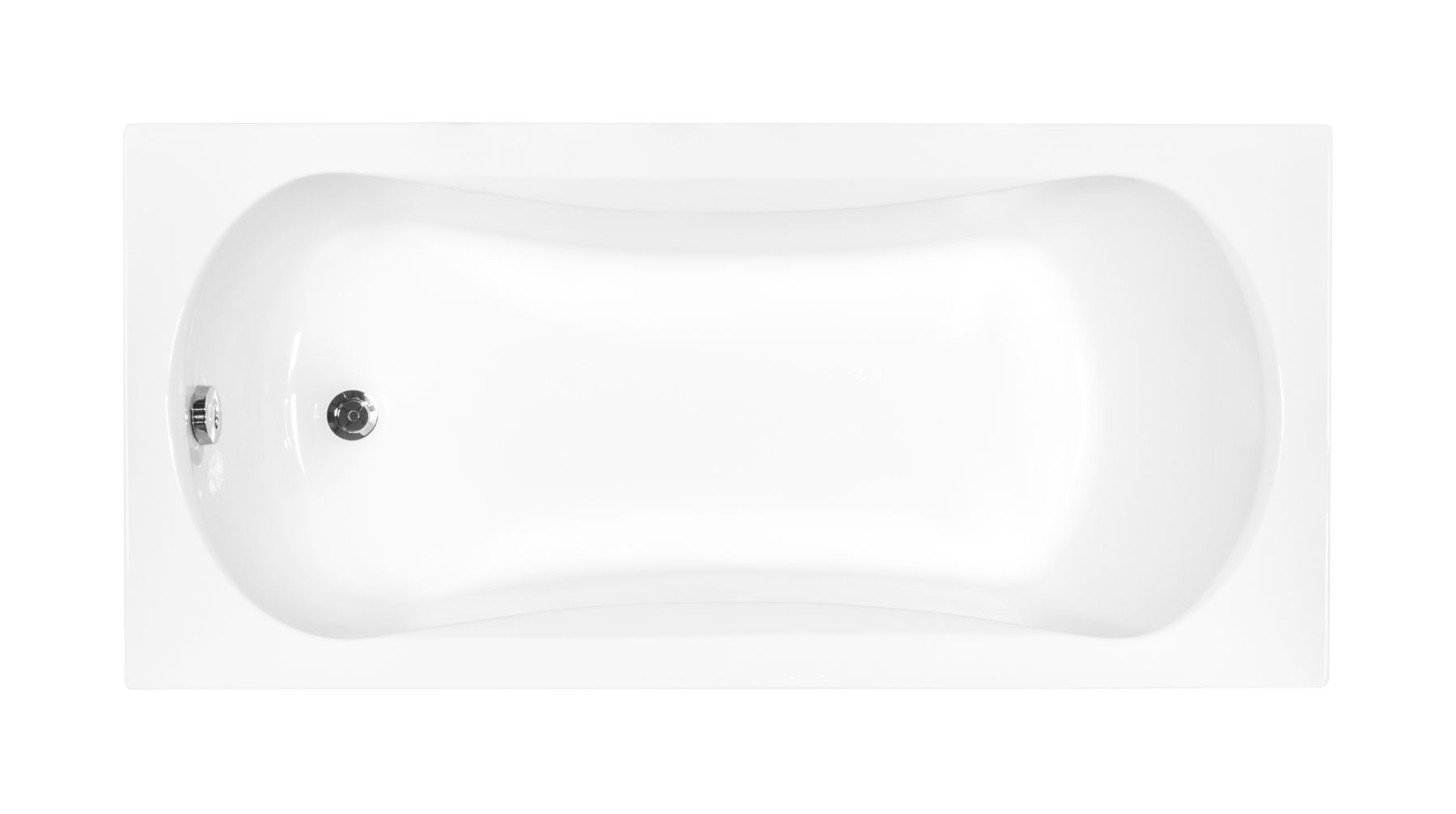 Besco Aria ProSafe cada dreptunghiulară 150x70 cm alb #WAA-150-PS